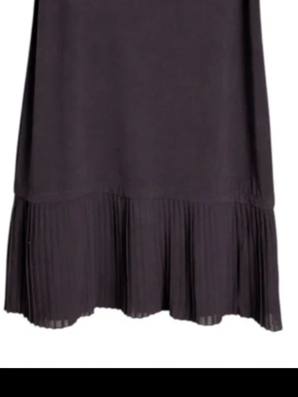 Michael Kors Sleeveless Pleated Hem Shift Dress Women Black M Wedding Guest